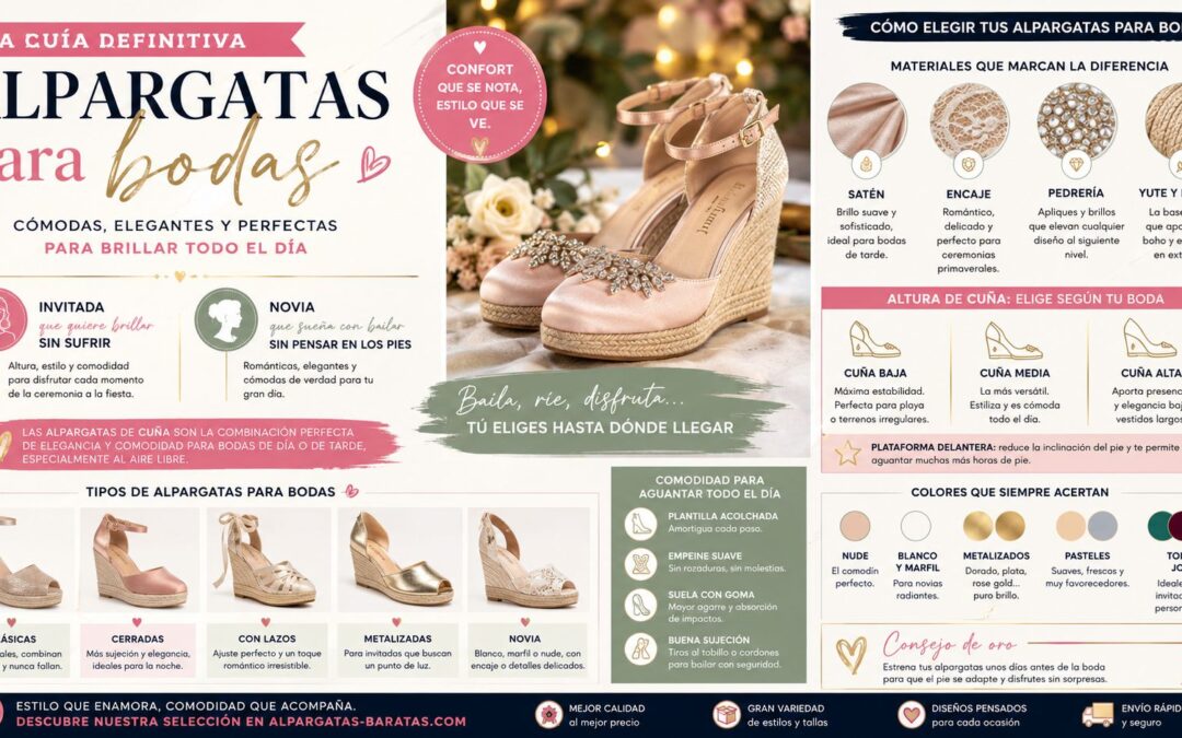 Alpargatas para bodas la guía definitiva para invitadas y novias